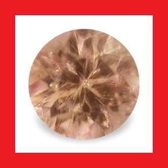 IMPERIAL TOPAZ - FINE  IMPERIAL ORANGE ROUND CUT - 0.06cts