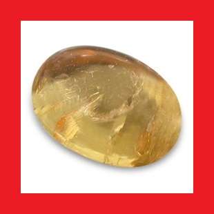 TOPAZ - FINE CHAMPAGNE OVAL CABOCHON - 1.92cts