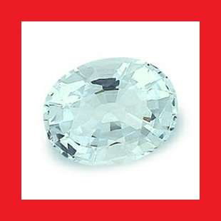 TOPAZ - PALE BLUE OVAL FACET - 2.220cts
