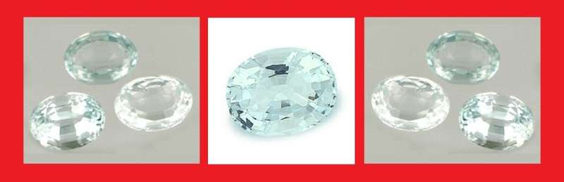 TOPAZ - PALE BLUE OVAL FACET - 2.220cts