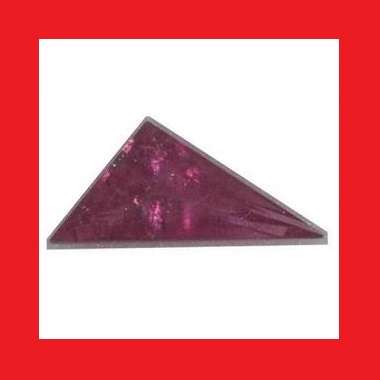 TOURMALINE - PURPLE PINK FANCY TRIANGLE FACET - 1.42cts