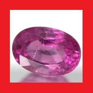 TOURMALINE - HOT PINK OVAL FACET - 0.20cts