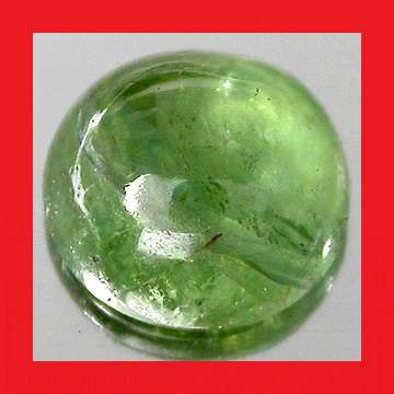 TOURMALINE - GREEN ROUND CABOCHON - 0.79cts