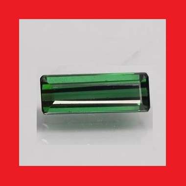 TOURMALINE - NEON GREEN BAGUETTE FACET - 1.04cts