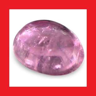 TOURMALINE - NICE PINK OVAL CABOCHON - 0.225cts