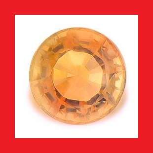 TOURMALINE - RICH GOLD ROUND FACET - 0.425cts