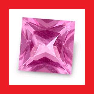 TOURMALINE - NICE PINK PRINCESS FACET - 0.200cts