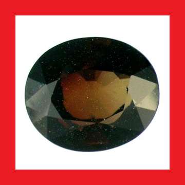 TOURMALINE - MULTI COLOUR OVAL FACET - 2.63cts