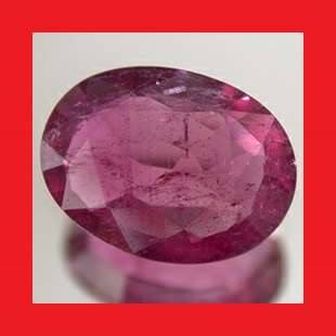 TOURMALINE - PINK OVAL FACET - 0.86cts