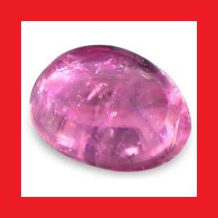 TOURMALINE - PURPLE PINK OVAL CABOCHON - 1.415cts