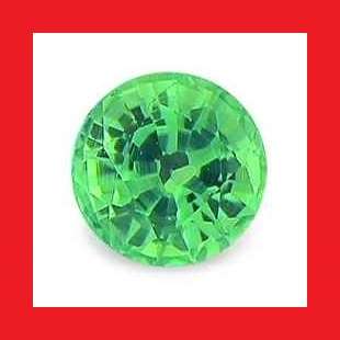 TSAVORITE (NATURAL KENYA) - NICE EMERALD GREEN ROUND FACET - 0.180cts