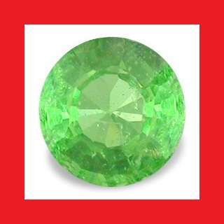 TSAVORITE - EMERALD GREEN ROUND FACET - 0.200cts