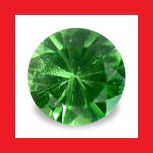 TSAVORITE (AFRICA) - EMERALD GREEN ROUND DIAMOND CUT - 0.05cts