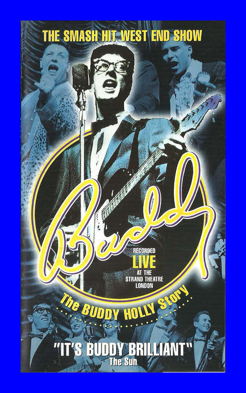 VHS CASSETTE  -  BUDDY (THE BUDDY HOLLY STORY)