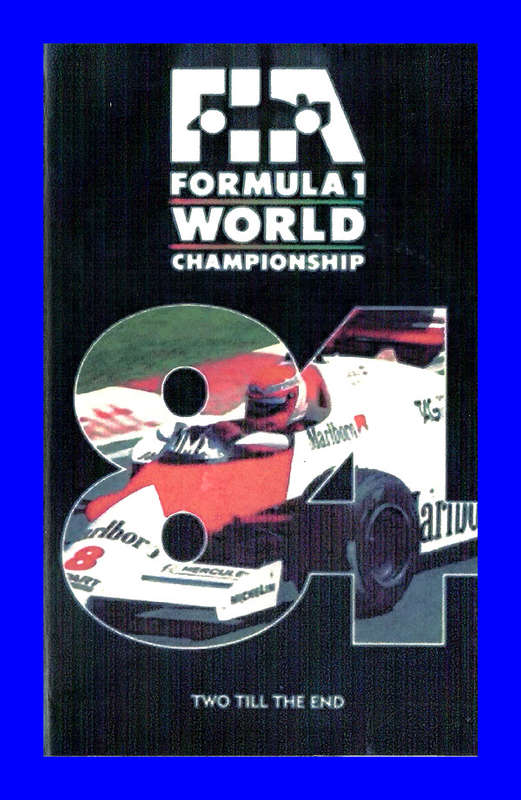 VHS CASSETTE  -  FORMULA 1 WORLD CHAMPIONSHIP (TWO TILL THE END)