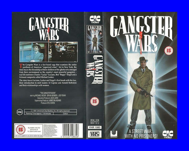 VHS CASSETTE  -  GANGSTER WARS