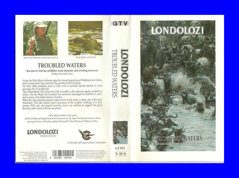 VHS CASSETTE  -  LONDOLOZI (TROUBLED WATERS)