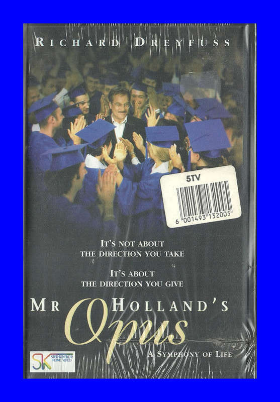 VHS CASSETTE  -  Mr HOLLAND`S OPUS (FACTORY SEALED)