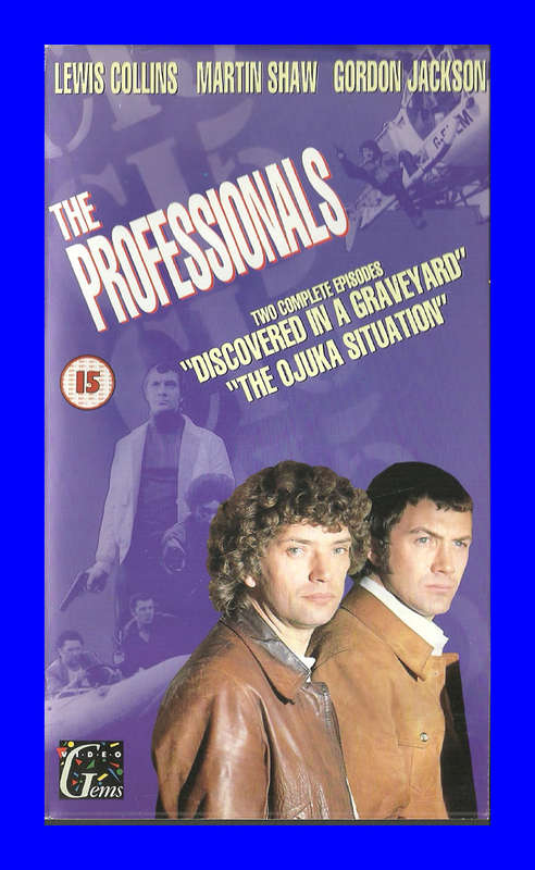 VHS CASSETTE  - THE PROFESSIONALS (2 EPISODES)