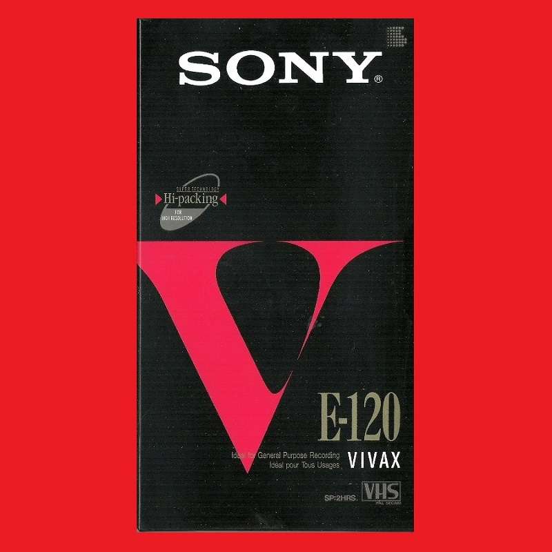 VHS BLANK TAPE SONY V E-120
