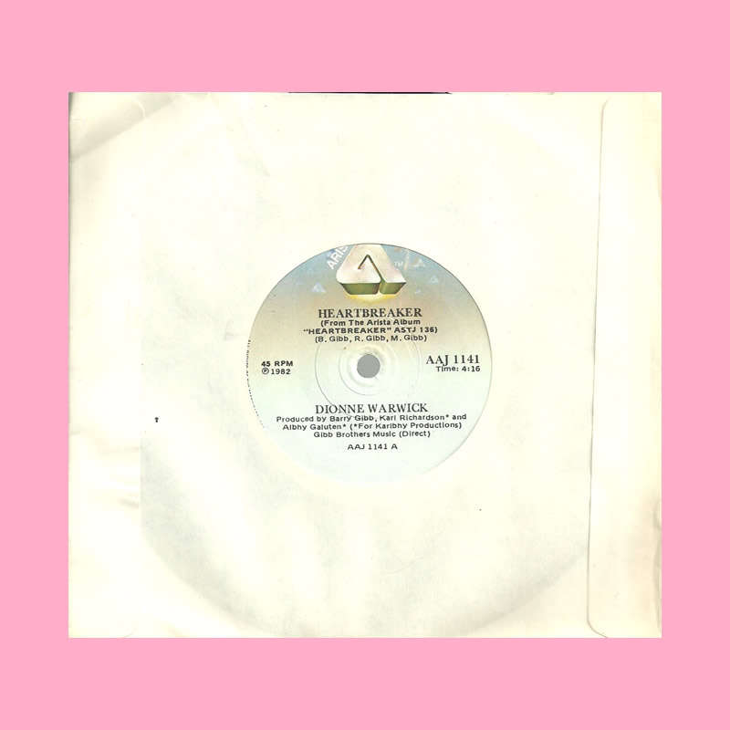SEVEN SINGLE - HEARTBREAKER BY DIONNE WARWICK