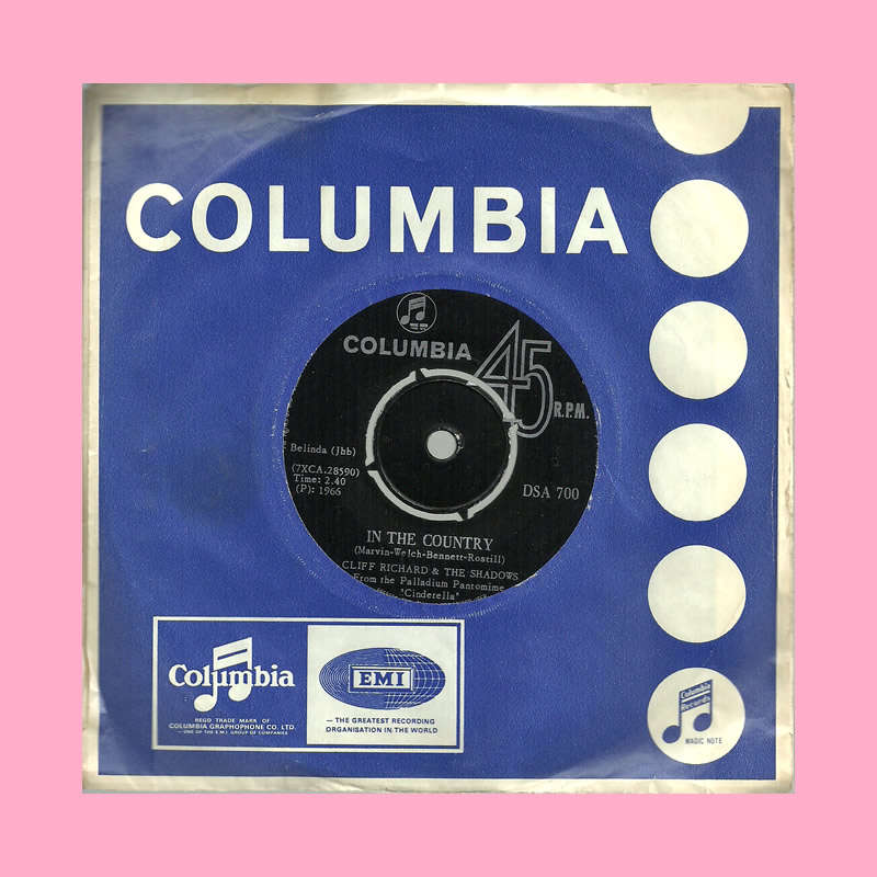 SEVEN SINGLE - IN THE COUNTRY BY CLIFF RICHARD and THE SHADOWS