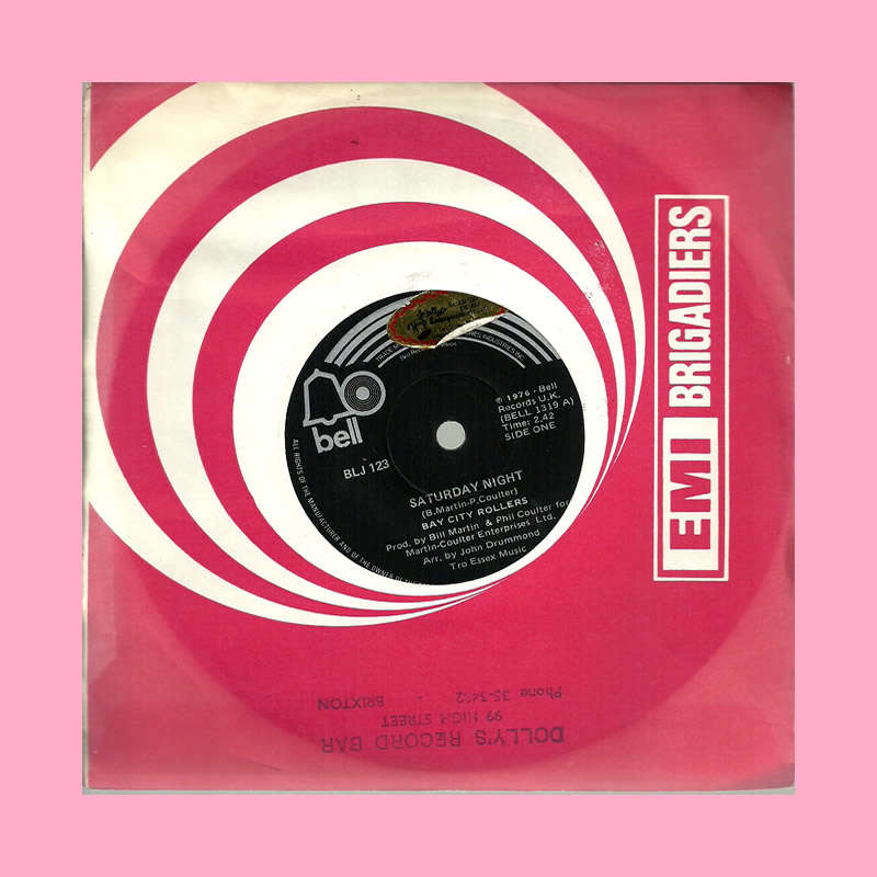 SEVEN SINGLE  - SATURDAY NIGHT BY THE BAY CITY ROLLERS