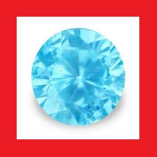 ZIRCON [Cambodia] - Blue Faceted Round Shape - 0.44cts