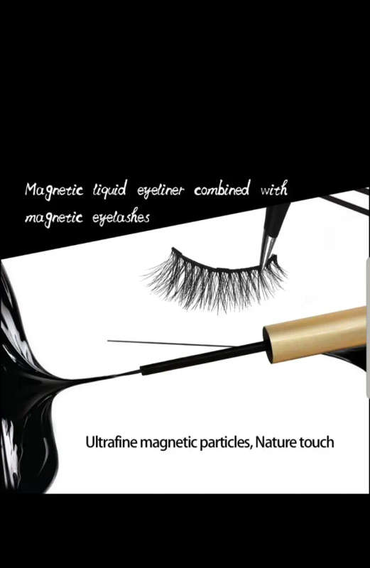 Magnetic Eyelashes with Magnetic Eyeliner set