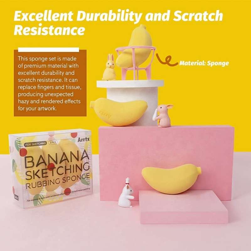 Arrtx Banana Blending Sponge