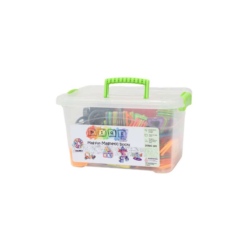 BrIQs - 239pc Mag-Fun Magnetic Block Set