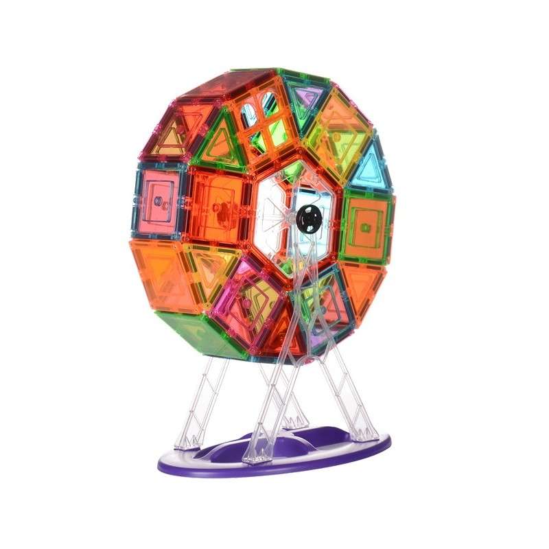 Artmag Elite 3D Magnetic Tiles with Ferris Wheel - 46pc Set