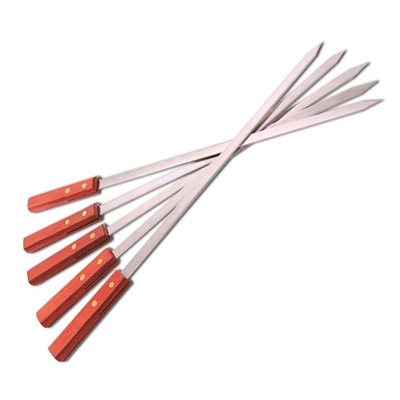 CampsBerg - Midi Braai Skewers With Wooden Handle