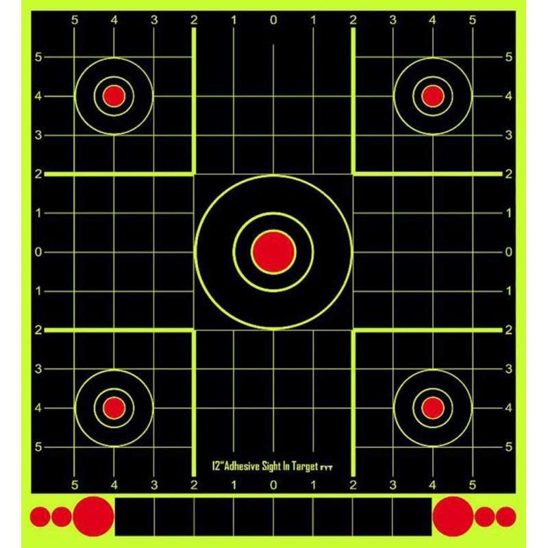 Campsberg - 12" Square Neon Splatter Shooting Targets