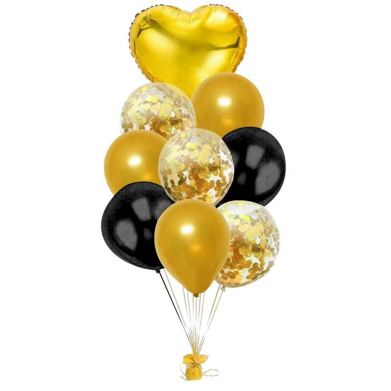 BubbleBean - 9pc Bunched Balloons