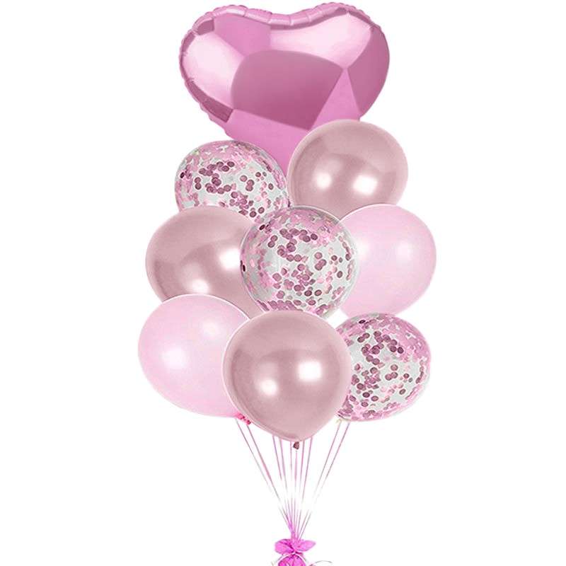 BubbleBean - 9pc Bunched Balloons