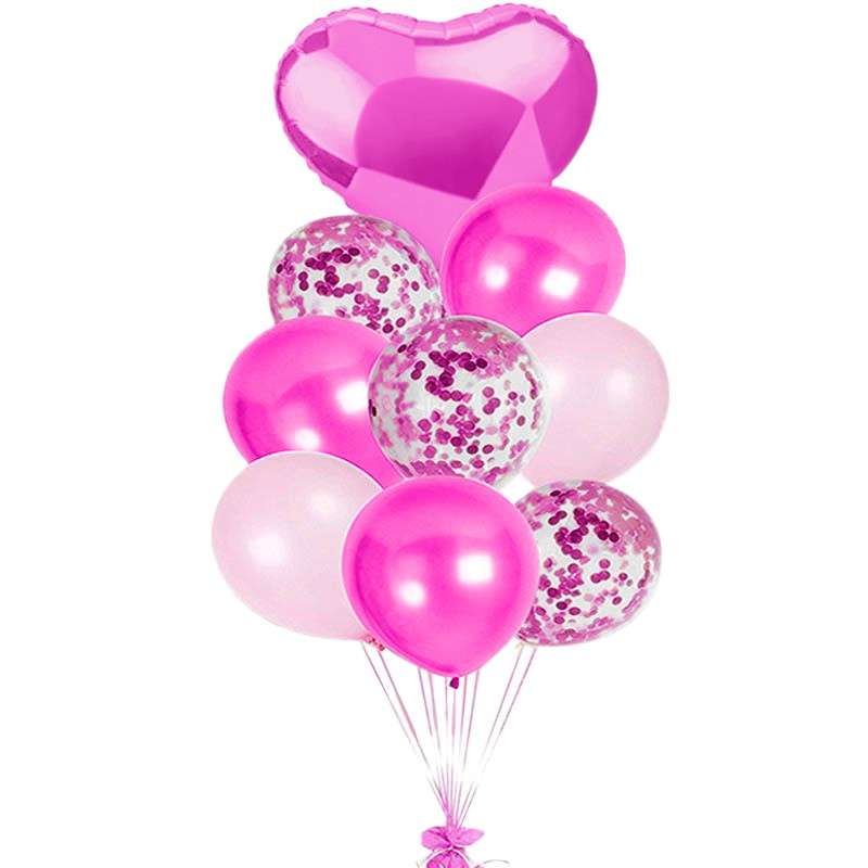 BubbleBean - 9pc Bunched Balloons