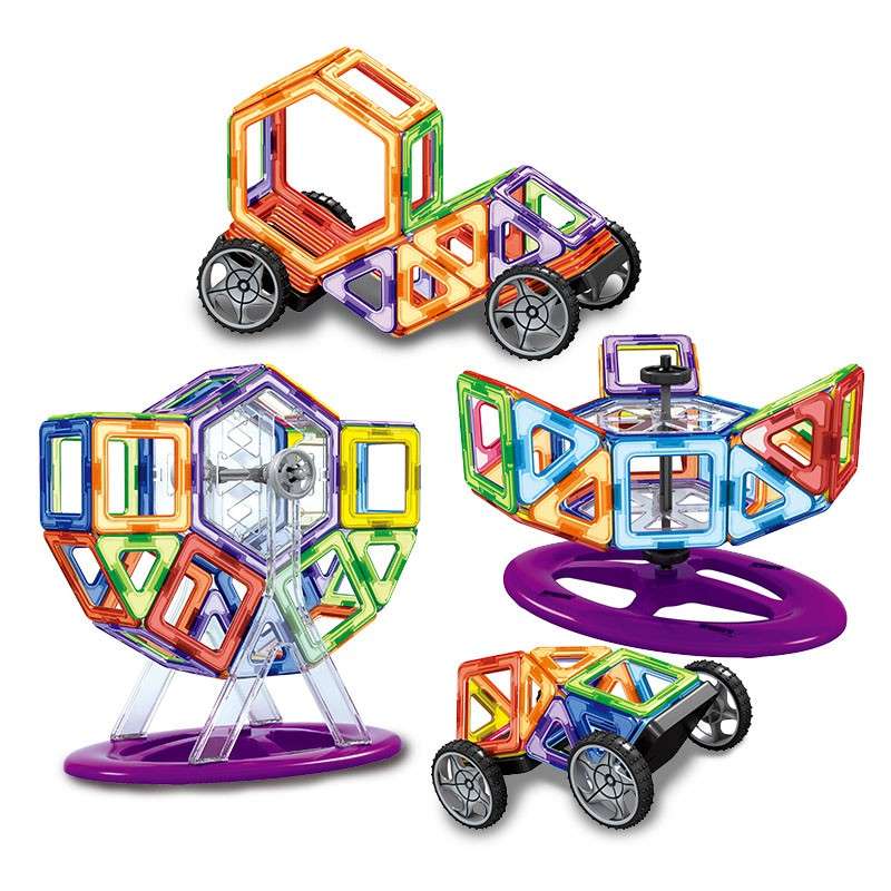 BrIQs - 209pc Mag-Fun Magnetic Block Set