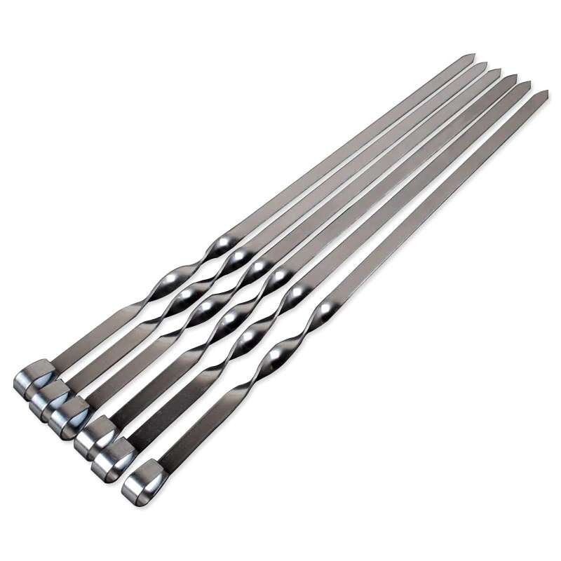 Campsberg - Stainless Steel Skewers (Pack of 6)