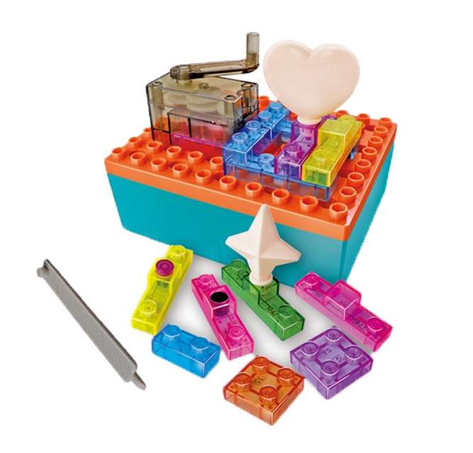 BrIQs - Hand Crank Powered Electronic Science Blocks