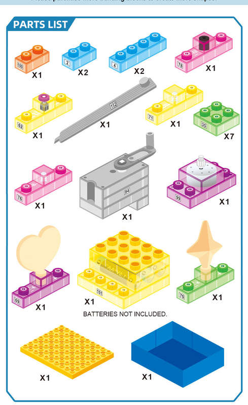 BrIQs - Hand Crank Powered Electronic Science Blocks