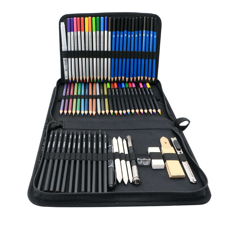 BubbleBean - Charcoal & Colour Sketch Set