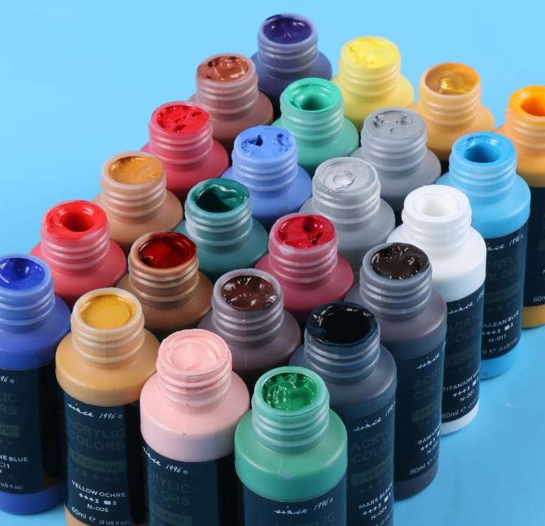 24 Colours Acrylic Paint Set