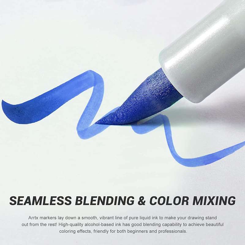 Arrtx OROS Blue Tone Alcohol Markers