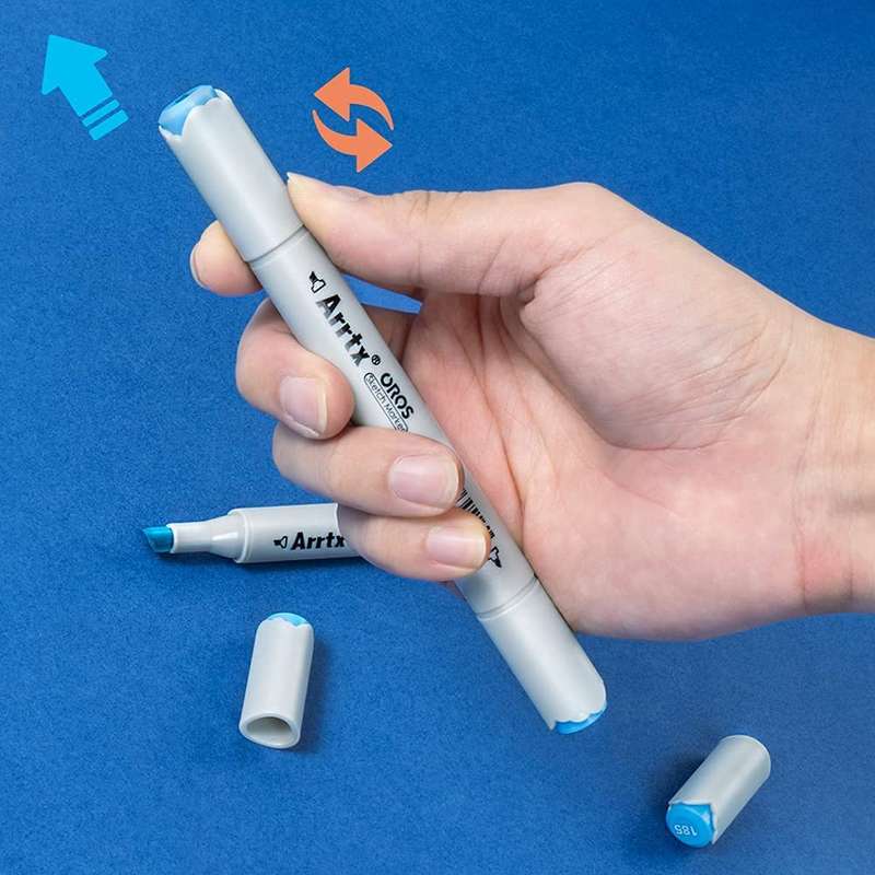 Arrtx OROS Blue Tone Alcohol Markers