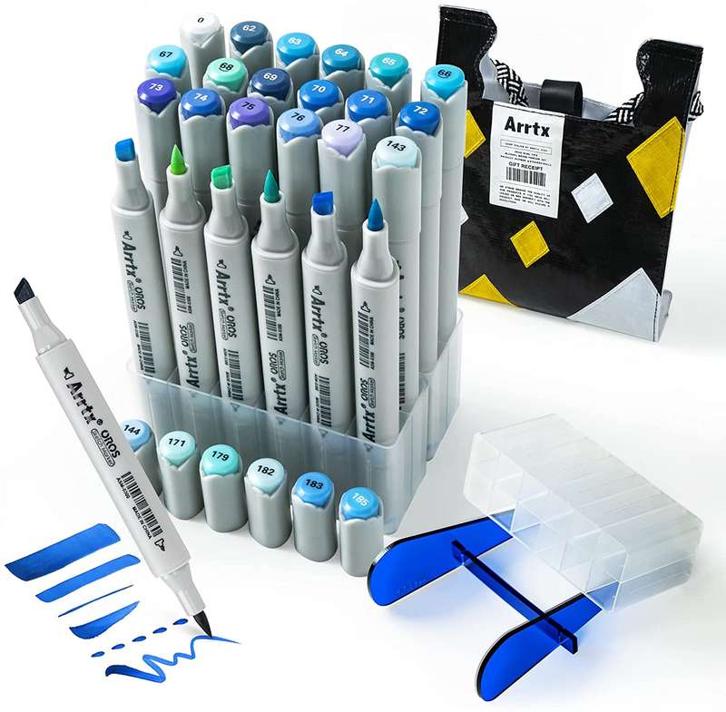 Arrtx OROS Blue Tone Alcohol Markers