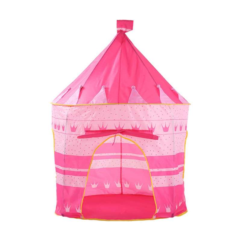 BrIQs - Kids Pink Castle Tent for Girls