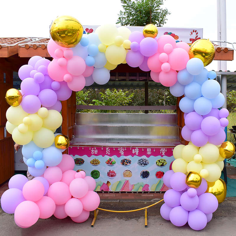 BubbleBean - Pastel Macaroon Garland Balloon Kit