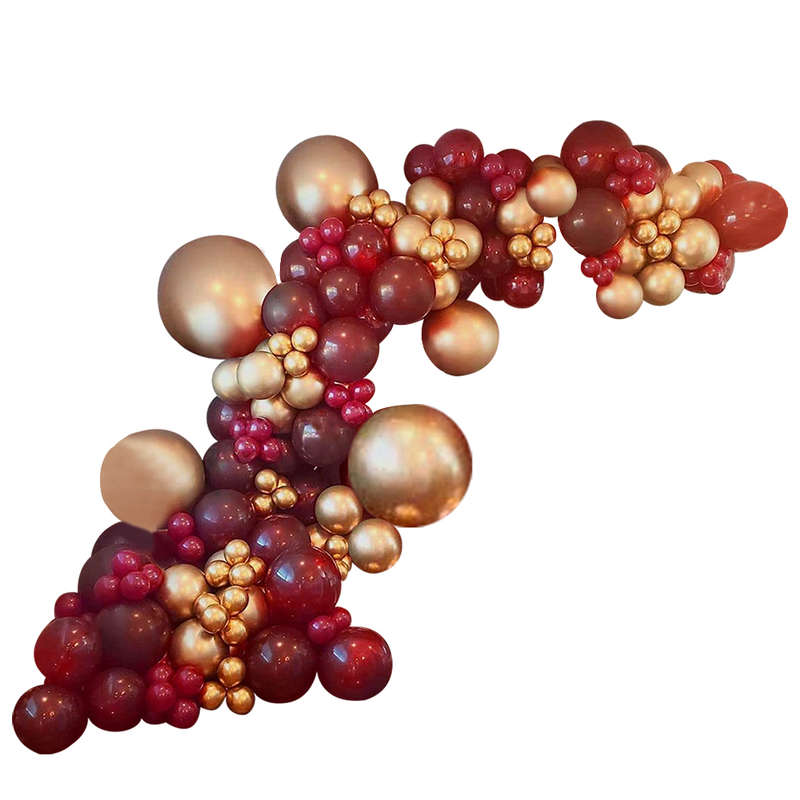 BubbleBean - Romantic Rose Red Garland Balloon Kit
