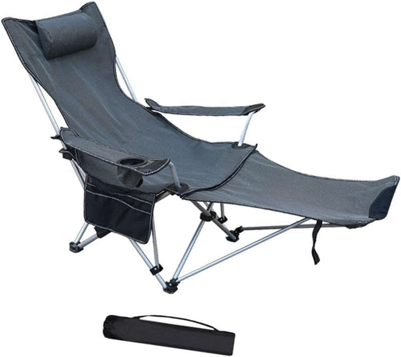 CampsBerg - Compact Camping Chair with Detachable Legrest